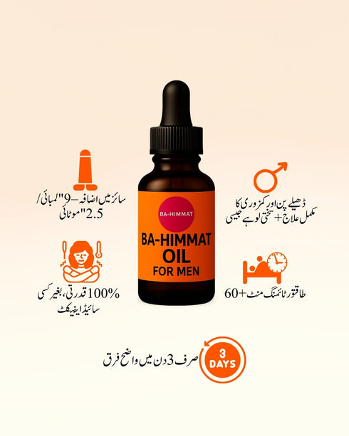 Bahimmat Massage Oil (Men’s Stamina & Vitality)